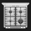 Плита комбінована Gorenje GKS6C71WA (White)