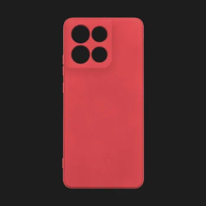 Чехол Silicone Case для Motorola Moto G86/G86 Power (Dark Red)