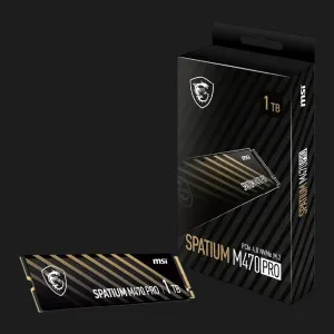 Накопичувач SSD MSI Spatium M470 Pro 1TB NVMe PCIe 4.0 (S78-440L0J0-P83)