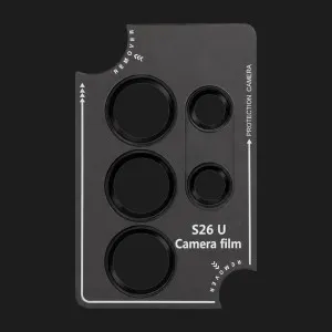 Защитное стекло Monblan для камери Samsung S26 Ultra Metal Ring Series (Black) в Хмельницком