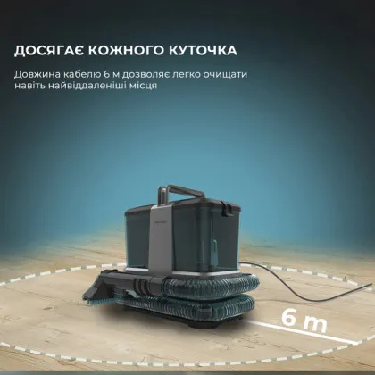 Миючий пилосос для килимів та тканин Cecotec Conga 2000 Carpet&Spot Clean Compact (Black) у Львові