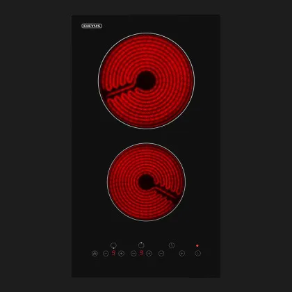 Варочная панель ELEYUS электрическая, 30 см (H1EBHG SE 30 BL V) (Black)