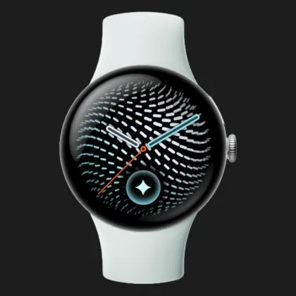Смарт-годинник Google Pixel Watch 5 41mm LTE Polished Silver Aluminum Case / Fog Active Band