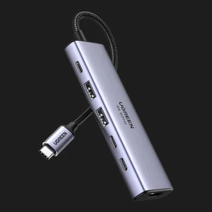 Переходник CM511 USB-C to HDMI+2xUSB 3.2+2xUSB-C 3.2+PD Power (35999) (Space Gray) в Вараше