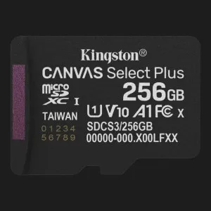 Карта пам'яті Kingston Canvas Select Plus Micro SDXC Gen3 256GB (SDCS3/256GBSP) в Хмельницькому