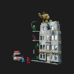 Конструктор LEGO Marvel Епічна сутичка Людини-павука проти Халка (76350)
