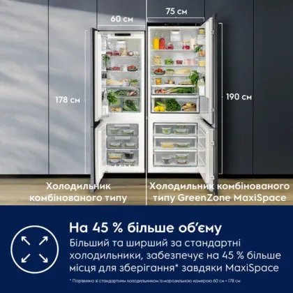 Холодильник вбудований Electrolux (ENA7TE75S) (White)