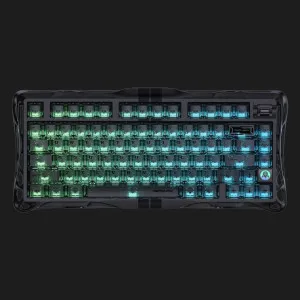 Игровая клавиатура магнитная GravaStar Mercury V75 80keys Magnetic Jade Pro 8K USB-A RGB Stealth (Black) (GSV75_XTAL_BLK) в Сваляве