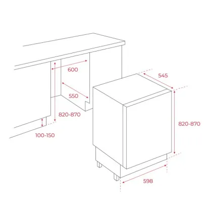 Холодильник вбудований TEKA RSR 41160 BU (113470018) (White)