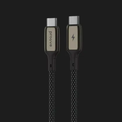 Кабель Proove Dense Metal Type-C to Type-C 60w (1m) (Black) во Львове