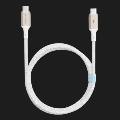 Кабель Proove Dense Metal Type-C to Type-C 60w (1m) (White) во Львове