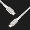 Кабель Proove Dense Metal Type-C to Type-C 60w (1m) (White)