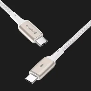Кабель Proove Dense Metal Type-C to Type-C 60w (1m) (White) в Хмельницькому