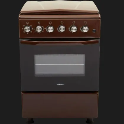 Плита комбінована ELEYUS 50 см, (COMBO 5007 EF BR) (Brown)