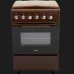 Плита комбінована ELEYUS 50 см, (COMBO 5007 EF BR) (Brown)