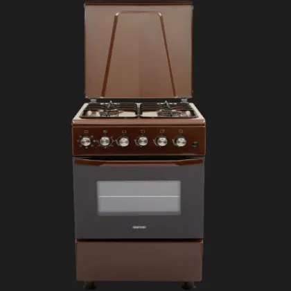 Плита комбінована ELEYUS 50 см, (COMBO 5007 EF BR) (Brown)