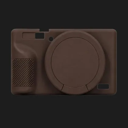 Чохол силіконовий Canon G7X Mark III для цифрових фотокамер (Coffee)