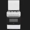 Плита комбінована ELEYUS 50 см, (COMBO 5007 EF WH) (White)