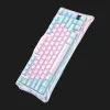 Клавиатура механическая GravaStar Mercury K1 Lite 80keys GravaStar x BSUN Grey BT/WL/USB (Pink/blue)