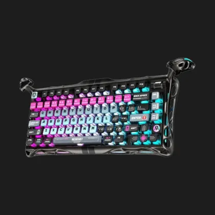 Игровая клавиатура магнитная GravaStar Mercury V75 Pro 80keys Magnetic Jade Gaming 8K USB-A RGB Cyberpunk (Gray) в Днепре