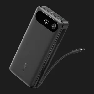 Зарядний пристрій Power Bank ANKER 20000 mAh 87W PD Built-In USB-C Cable (Black)