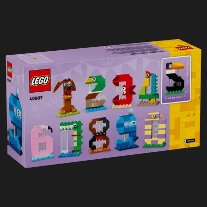 Конструктор LEGO Icons Цифры на день рождения (40807)