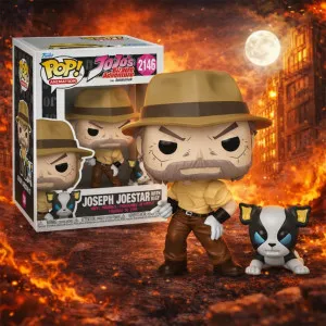 Набір фігурок Funko Pop! серії JoJo's Bizarre Adventure — Джозеф та Іггі (88461)