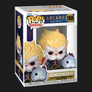 Фігурка Funko Pop! серії Аркейн — Хеймердінгер з Поро (80193)