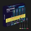 Насадки средней жесткости к электрической зубной щетке Pecham Travel (Black)