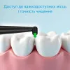 Насадки монопучковые к электрической зубной щетке Pecham Travel средней жесткости (Black)