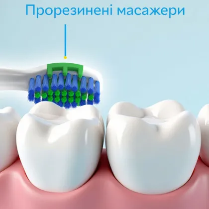 Насадки для массажа десен для электрической зубной щетки Pecham Travel (White)