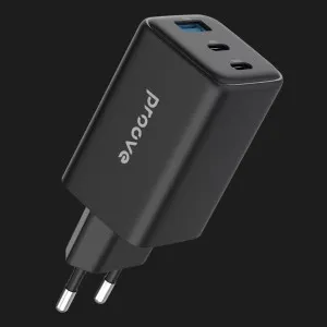 Блок питания Proove Pocket GaN 65W (2Type-C + USB) (Black) в Луцке