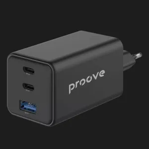 Блок питания Proove Pocket GaN 65W (2Type-C + USB) (Black) в Луцке