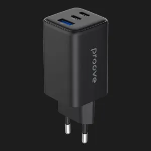 Блок питания Proove Pocket GaN 65W (2Type-C + USB) (Black) в Луцке