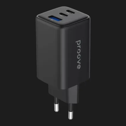Блок живлення Proove Pocket GaN 65W (2Type-C + USB) (Black) у Львові