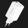 Блок живлення Proove Pocket GaN 65W (2Type-C + USB) (White)