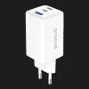 Блок живлення Proove Pocket GaN 65W (2Type-C + USB) (White)