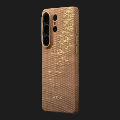 Чехол Pitaka Edge Ultra-Slim Moment для Samsung Galaxy S26 Ultra (Glints of Gold) в Вараше