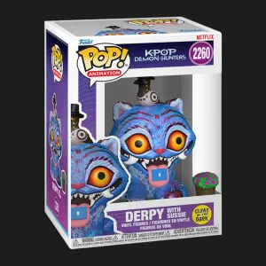 Фігурка Funko Pop! серії Кейпоп — мисливиці на демонів — Дерпі з Птахом і Квітка (GW) (94693)