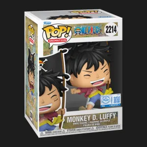 Фігурка Funko Pop! серії Великий куш — Луффі з Прапором (91970)