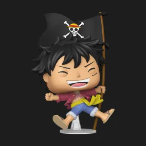 Фігурка Funko Pop! серії Великий куш — Луффі з Прапором (91970)