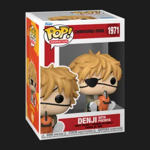 Фігурка Funko Pop! серії Людина-Бензопила — Денджі та Почіта (86484)