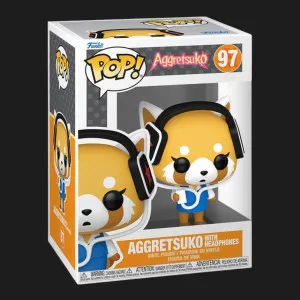 Фигурка Funko Pop! серии Sanrio — Агрессивная Рецуко в Наушниках (80392)