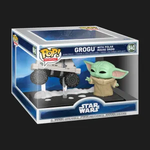 Фігурка Funko Pop! серії Мандалорець — Ґроґу і Ремонтний Дроїд MSE-6 (90813)