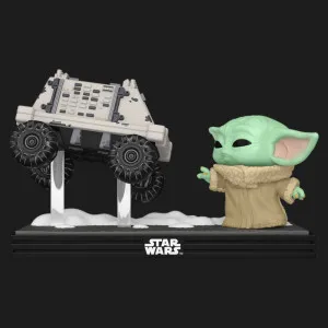 Фігурка Funko Pop! серії Мандалорець — Ґроґу і Ремонтний Дроїд MSE-6 (90813)