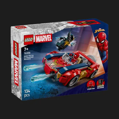 Конструктор LEGO Marvel Автомобиль Человека-паука vs. Отравленный Росомаха (76336)