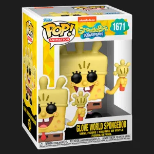 Фігурка Funko Pop! серії Губка Боб Квадратні Штани — Губка Боб з Рукавичкою-Ліхтариком (75734)