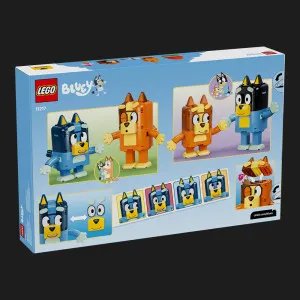 Конструктор LEGO Bluey Сім'я Блуї з кубиків (11217)