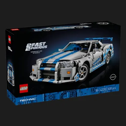 Конструктор LEGO Technic Подвійний форсаж Автомобіль Nissan Skyline GT-R (R34) (42210)