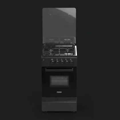 Плита газова PRIME TECHNICS 50 см, (PSG 54001 D) (Black)